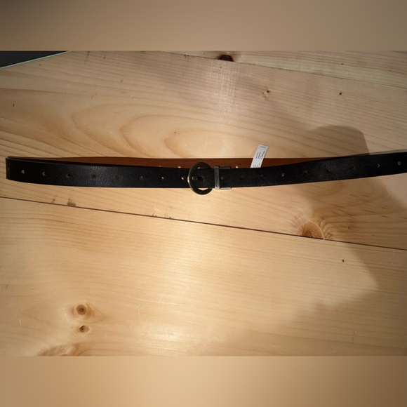 Lane Bryant Dark Brown Belt with Round Buckle - Picture 1 of 3